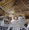 Interieur zolder boven stal met kapconstructie - Gouderak - 20331265 - RCE -  Interieur zolder boven stal met kapconstructie 