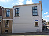 Raadhuis-zijgevel. Dorpsstraat 52. Gouderak -  City hall of Gouderak 