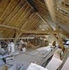 Interieur zolder boven stal met kapconstructie - Gouderak - 20331266 - RCE -  Interieur zolder boven stal met kapconstructie 