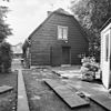 Dienstwoning, achtergevel Kievitlaan bij begraafplaats familie Groeninx van Zoelen - Bolnes - 20037321 - RCE -  Huys Ten Donck: dienstwoning, achtergevel Kievitlaan bij begraafplaats familie Groeninx van Zoelen 