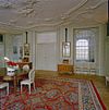 INTERIEUR, BEGANE GROND, EETZAAL MET DEUREN NAAR DE GANG - Ridderkerk - 20299005 - RCE -  Huis Ten Donck: INTERIEUR, BEGANE GROND, EETZAAL MET DEUREN NAAR DE GANG 