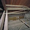 Interieur, overzicht kap van oude zaal - Rotterdam - 20348223 - RCE -  Kon. Roei- en zeilver. 'De Maas': Interieur, overzicht kap van oude zaal 