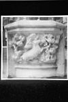 Kapiteel, reproductie van oude foto in het bezit Archief van de Kerkvoogdij - Rotterdam - 20191453 - RCE -  Grote- of Sint Laurenskerk: kapiteel, reproductie van oude foto in het bezit Archief van de Kerkvoogdij 