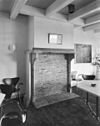 Schouw, zaal 1e etage - Heenvliet - 20046846 - RCE -  Huize De Oliphant: schouw, zaal 1e etage 