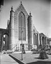 Zuid-transept naar het noord-westen - Rotterdam - 20191399 - RCE -  Grote- of Sint Laurenskerk: zuid-transept naar het noord-westen 