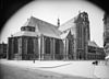 Kerk vanuit het zuid-westen - Rotterdam - 20191398 - RCE -  Grote- of Sint Laurenskerk: kerk vanuit het zuid-westen 