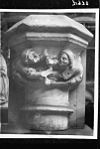 Kapiteel, reproductie van oude foto in het bezit Archief van de Kerkvoogdij - Rotterdam - 20191455 - RCE -  Grote- of Sint Laurenskerk: kapiteel, reproductie van oude foto in het bezit Archief van de Kerkvoogdij 