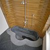 Interieur, boven aanzicht op verzonken bad - Schiedam - 20349463 - RCE -  Bad/ Hardsteen: Interieur, boven aanzicht op verzonken bad 