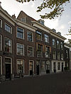 Schiedam Lange Haven87a -  Lange Haven 85 (center) and 87a (right, white ground floor), Schiedam 