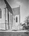 Gedeelte oostgevel - Haastrecht - 20099538 - RCE -  Nederlands Hervormde Kerk: gedeelte oostgevel 
