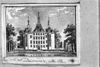 Achtergevel naar tekening 1739 - Voorschoten - 20245856 - RCE -  Huis Duivenvoorde: achtergevel naar tekening 1739 