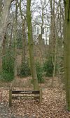 Landgoed Wiltzanck, naambord en theekoepel.JPG -  Landgoed Wiltzanck (Backershagen), naambord en theekoepel