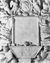 Interieur detail grafmonument in het koor - Monster - 20160411 - RCE -  Nederlands Hervormde Kerk: interieur detail grafmonument in het koor 