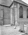 Noordgevel, steunbeer - Meerkerk - 20268891 - RCE -  Nederlands Hervormde Kerk: Noordgevel, steunbeer 